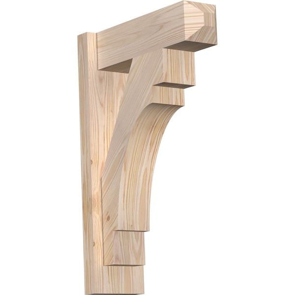 Ekena Millwork Merced Smooth Craftsman Outlooker, Douglas Fir, 5 1/2"W x 16"D x 24"H OUT06X16X24MRC04SDF - main